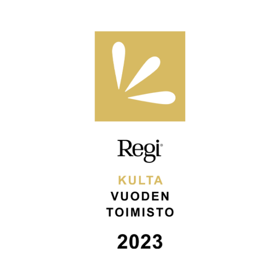 Vuoden Toimisto 2023 kultamerkki